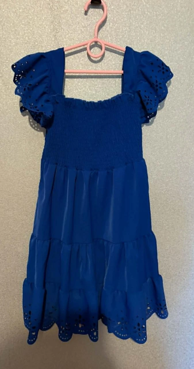 blauw meisjesjurk – photo 2
